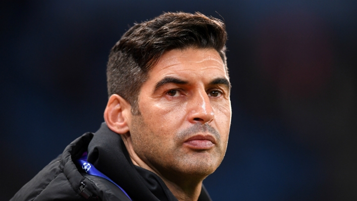 Former Roma coach Paulo Fonseca