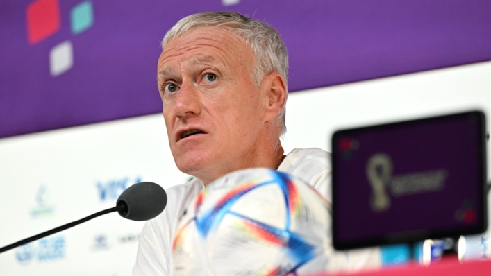 Didier Deschamps was asked about the worker death on Friday