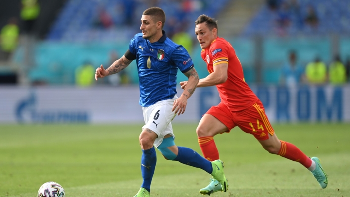 Marco Verratti completed 103 out of 110 passes against Wales