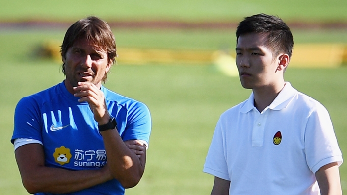 Inter's Antonio Conte and Steven Zhang will have plenty to discuss