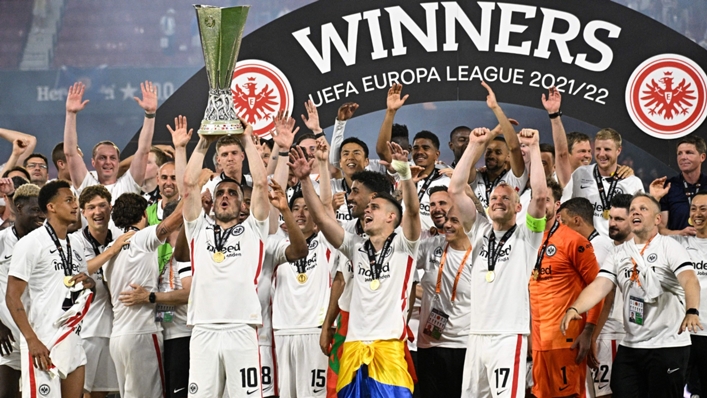 Eintracht Frankfurt won their first European trophy in 42 years