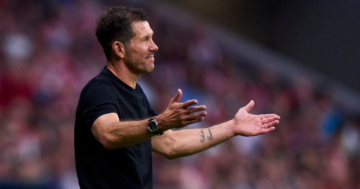 Diego Simeone, manager of Atletico Madrid