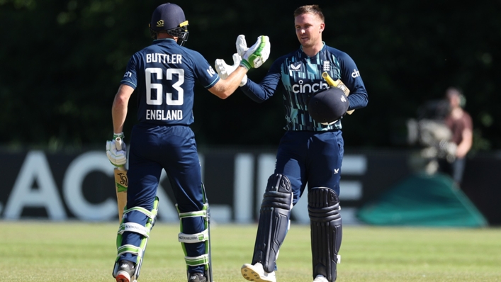 Jos Buttler and Jason Roy produced with the bat as England won their third ODI contest in the Netherlands