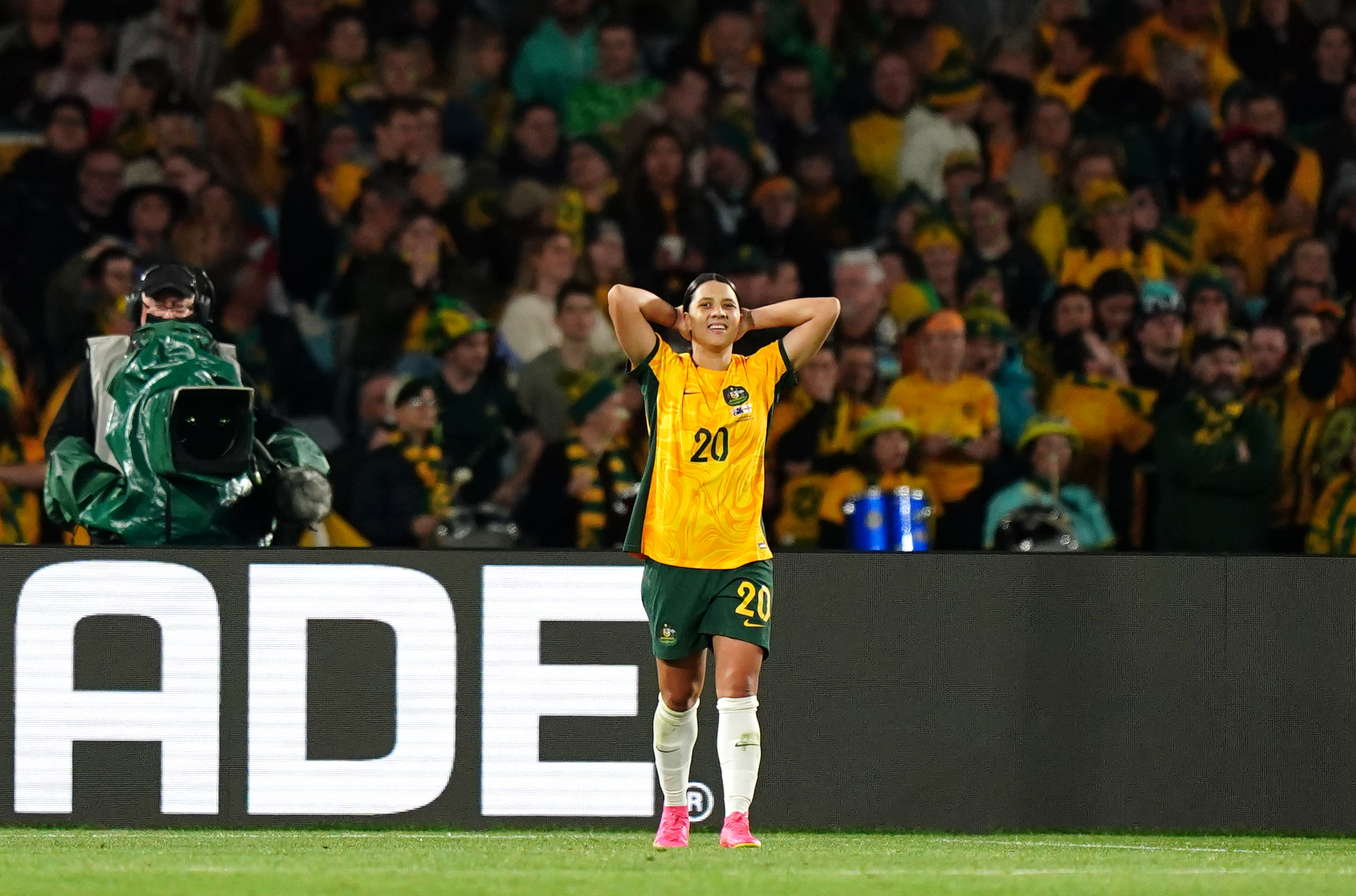 Australia’s Sam Kerr (Zac Goodwin/PA)