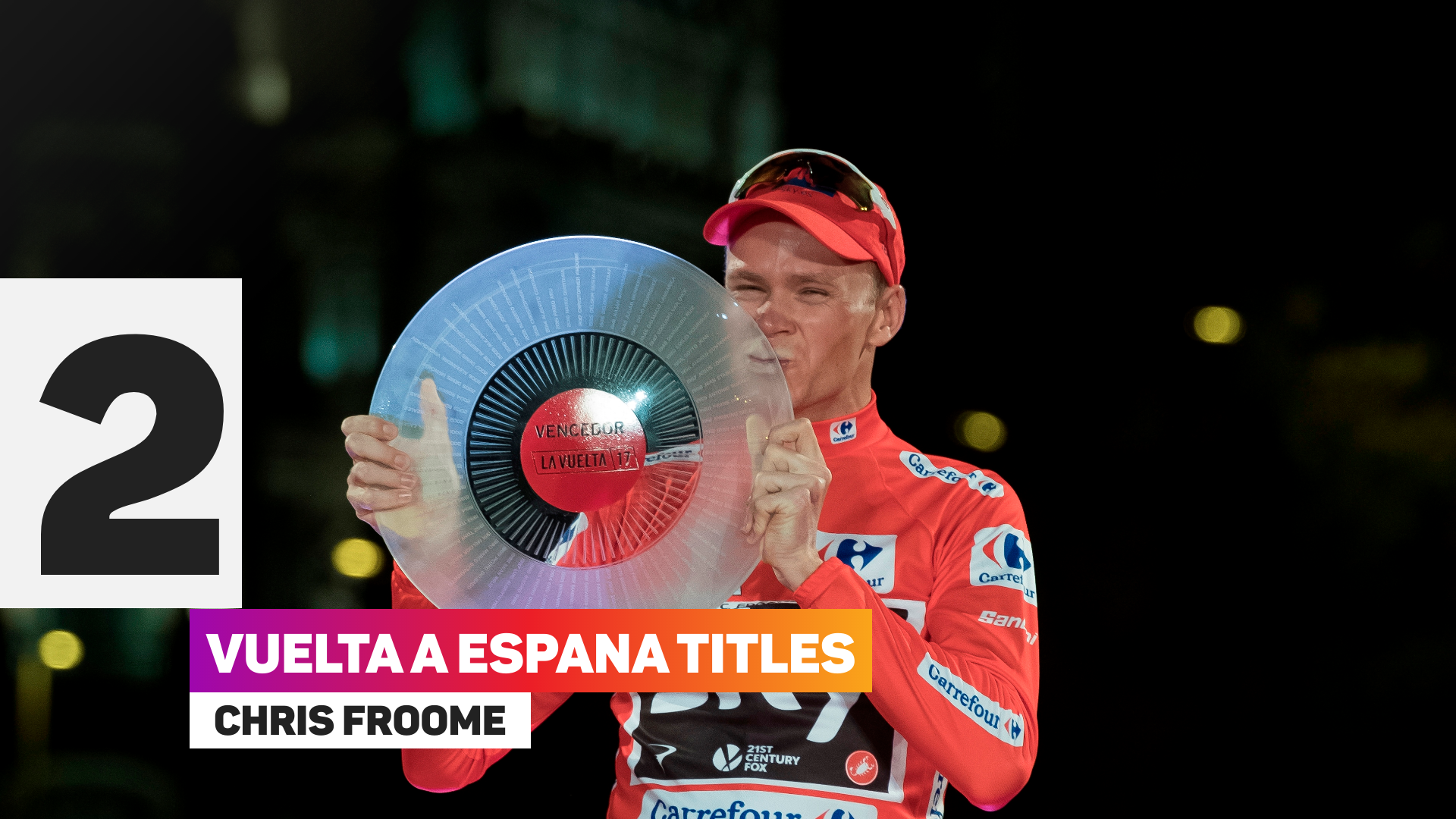 Chris Froome has triumphed twice at the Vuelta