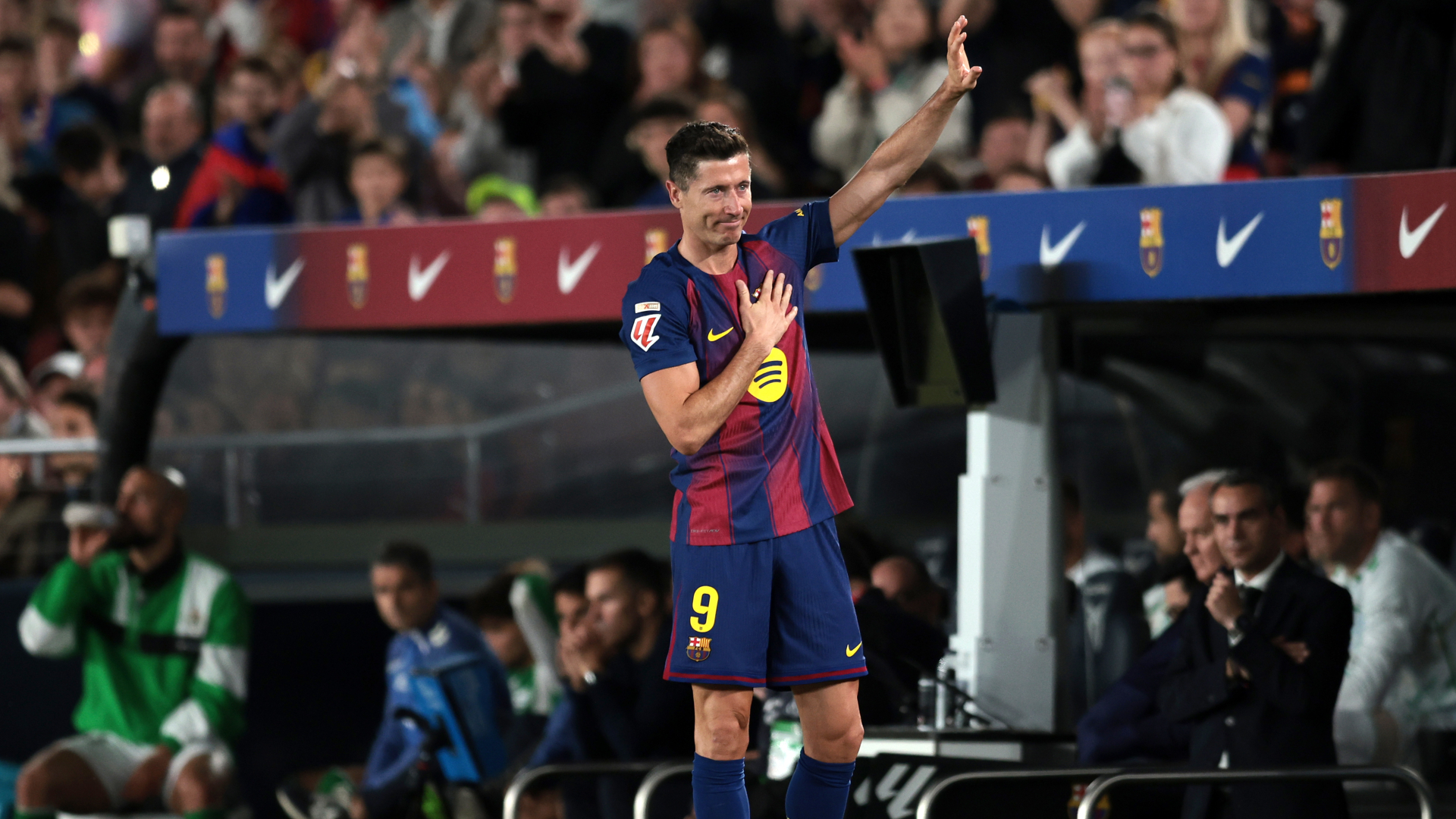 ‘I will always carry Barcelona in my heart’, says Lewandowski after emotional Camp Nou send-off