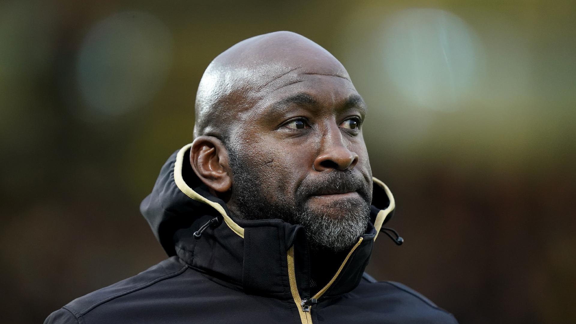 Darren Moore was targeted with racist abuse on social media (Mike Egerton/PA)