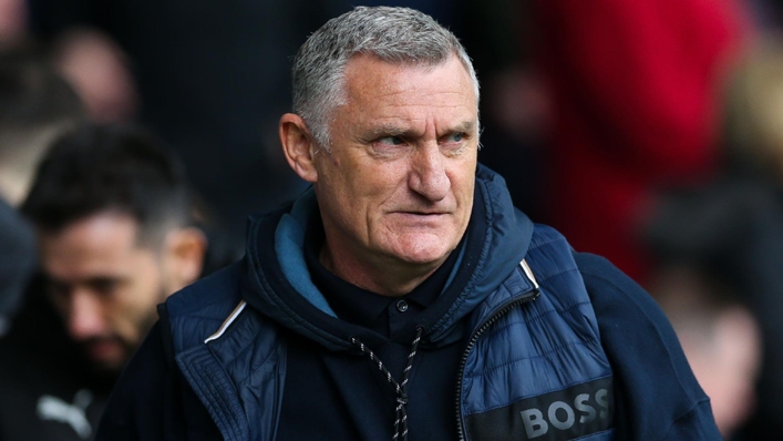 Tony Mowbray’s Sunderland side face Luton in the play-offs (Barrington Coombs/PA)