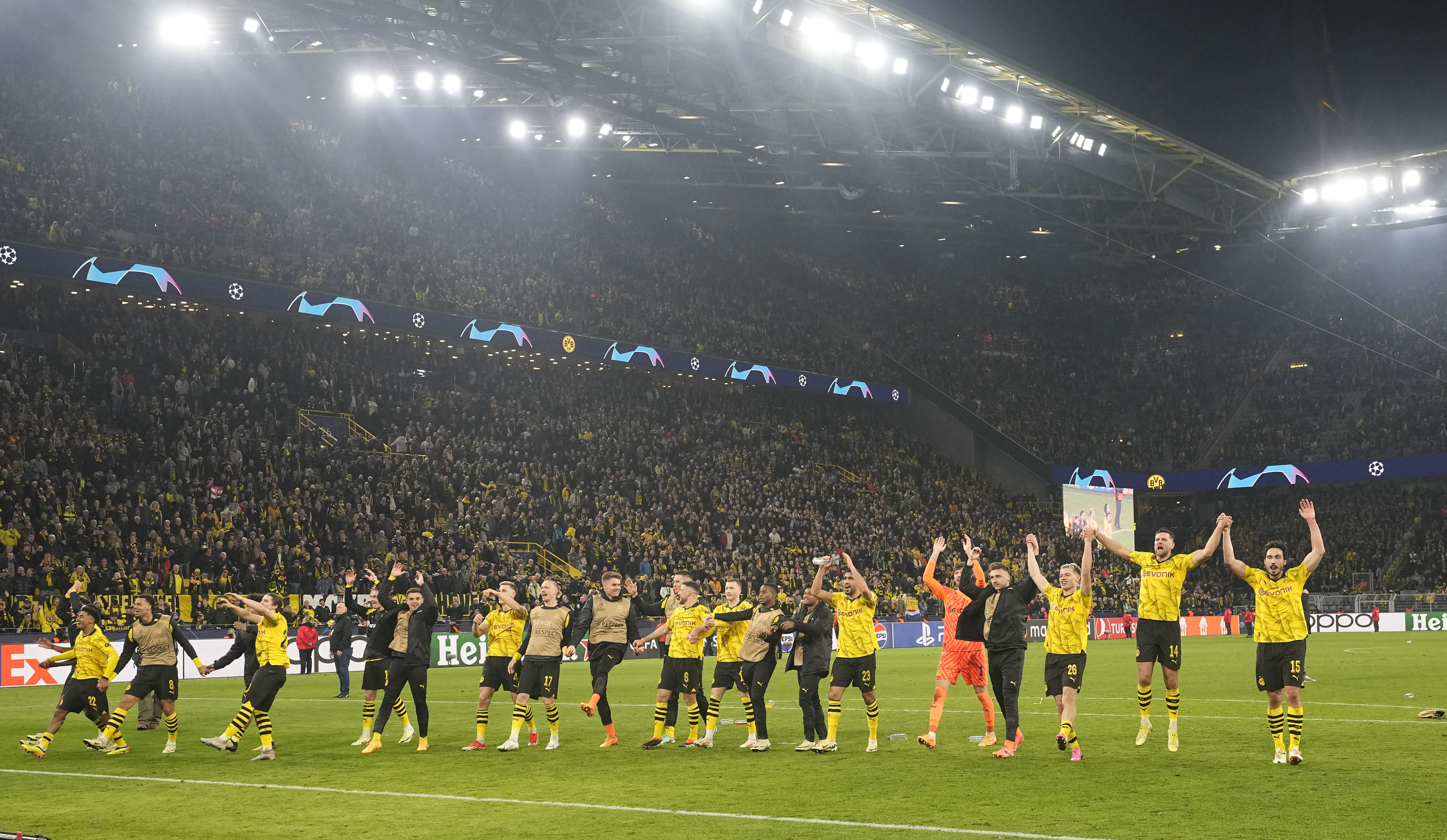 Borussia Dortmund have reached the Champions League semi-finals