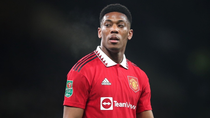 Anthony Martial will play no part in the FA Cup final against Manchester City (Isaac Parkin/PA)