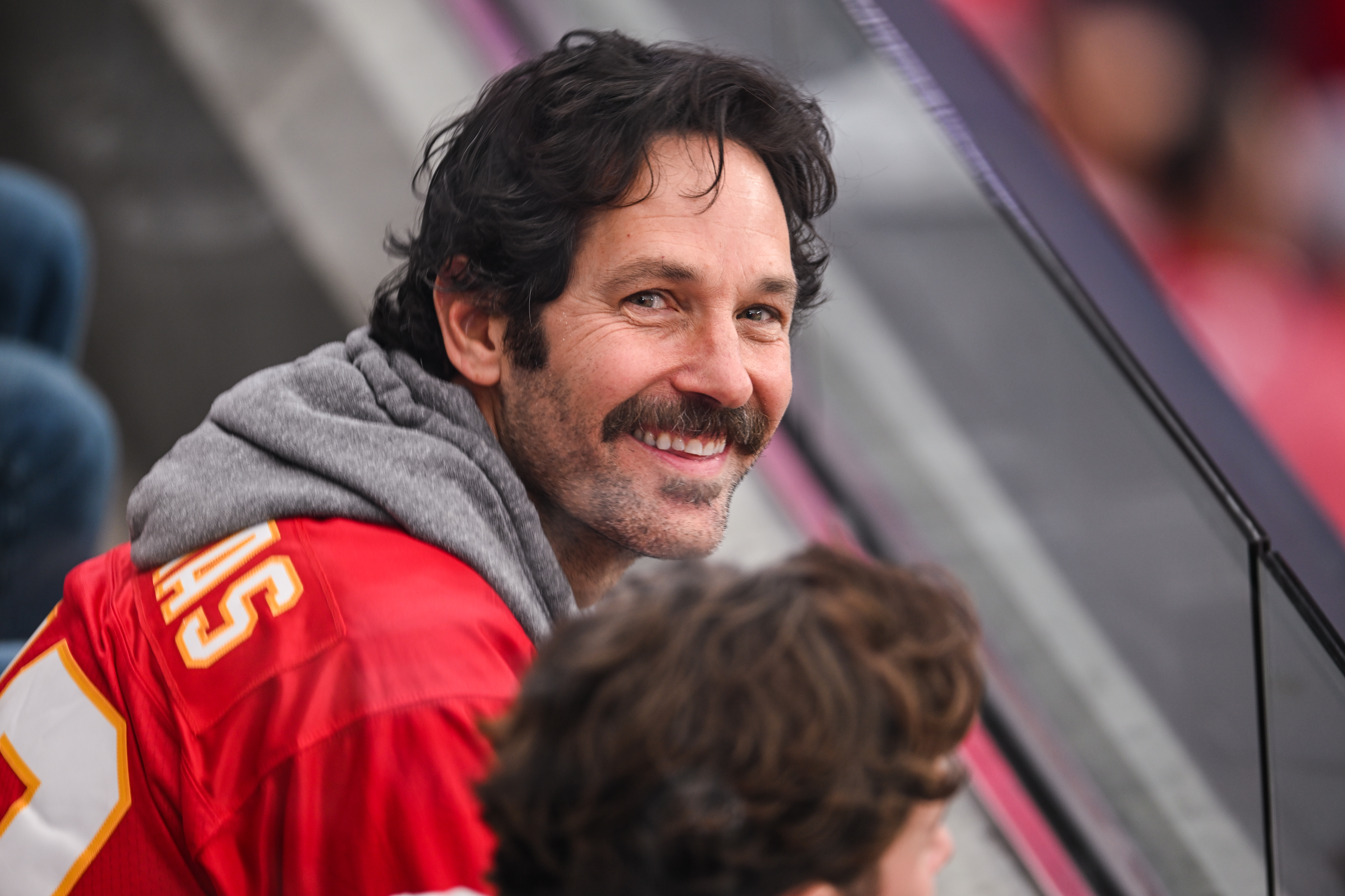 Paul Rudd ahead of Super Bowl LVIII