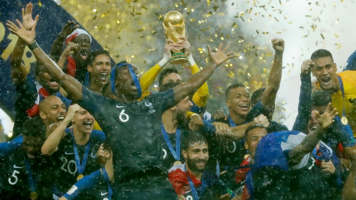 France won the World Cup in Russia four years ago