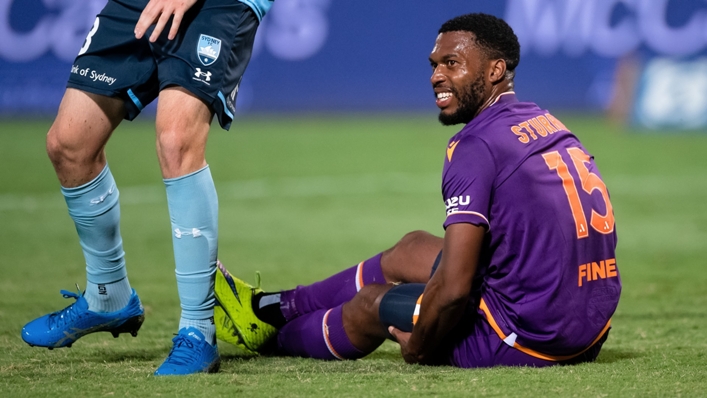 Daniel Sturridge played just six times in a frustrating spell with Perth Glory