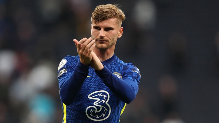 Timo Werner is set for another chance against Aston Villa