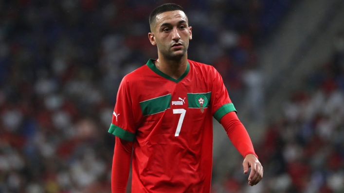 Hakim Ziyech is in Morocco's World Cup squad