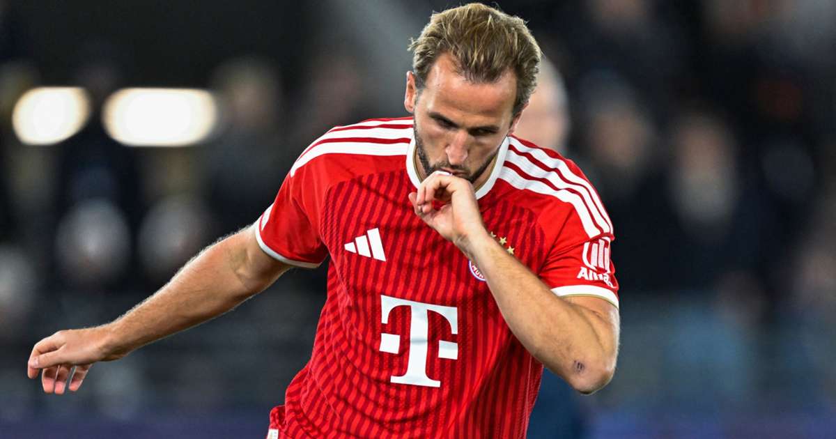 Harry Kane in action for Bayern Munich