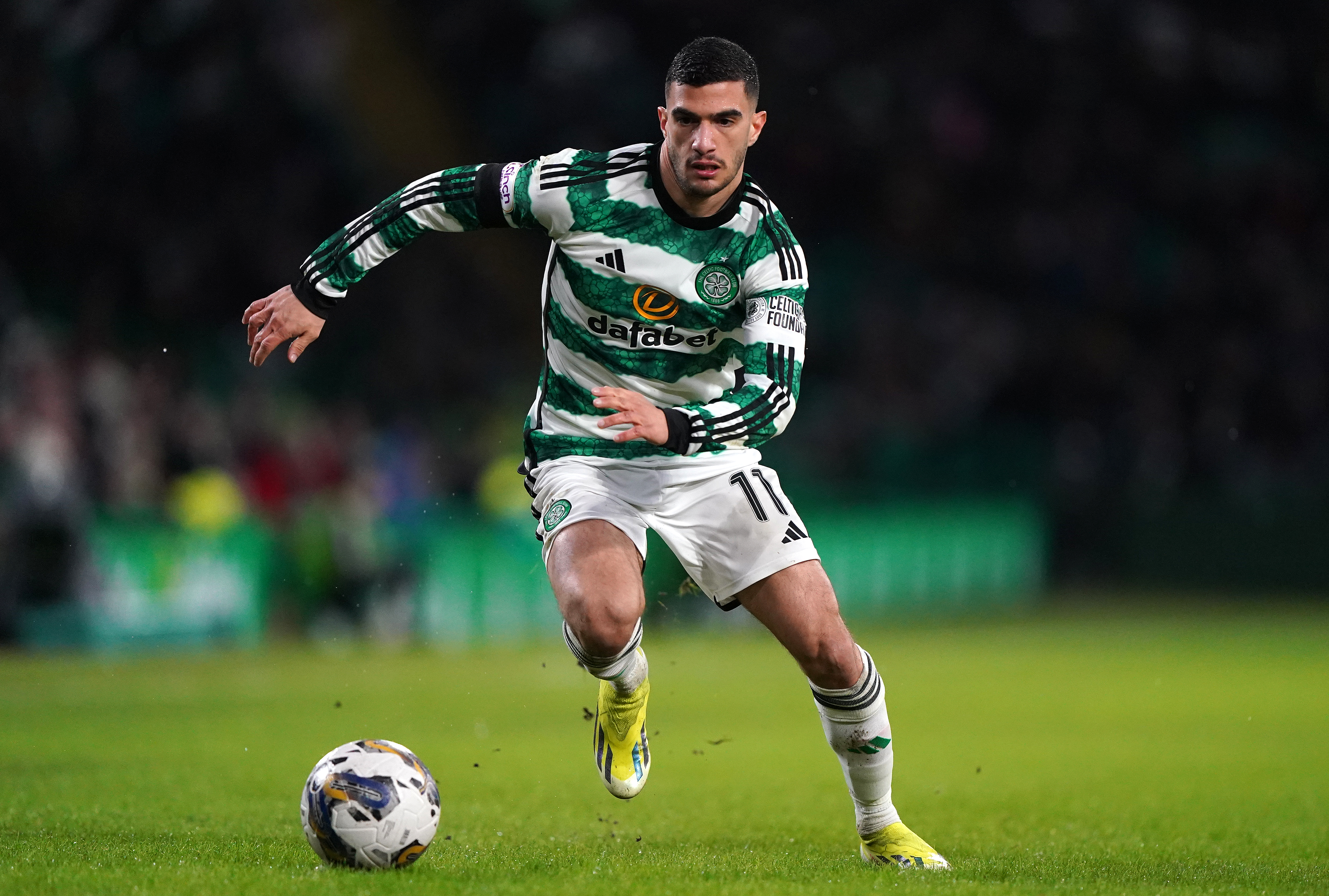 Liel Abada in action for Celtic.