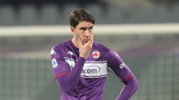 Fiorentina striker Dusan Vlahovic