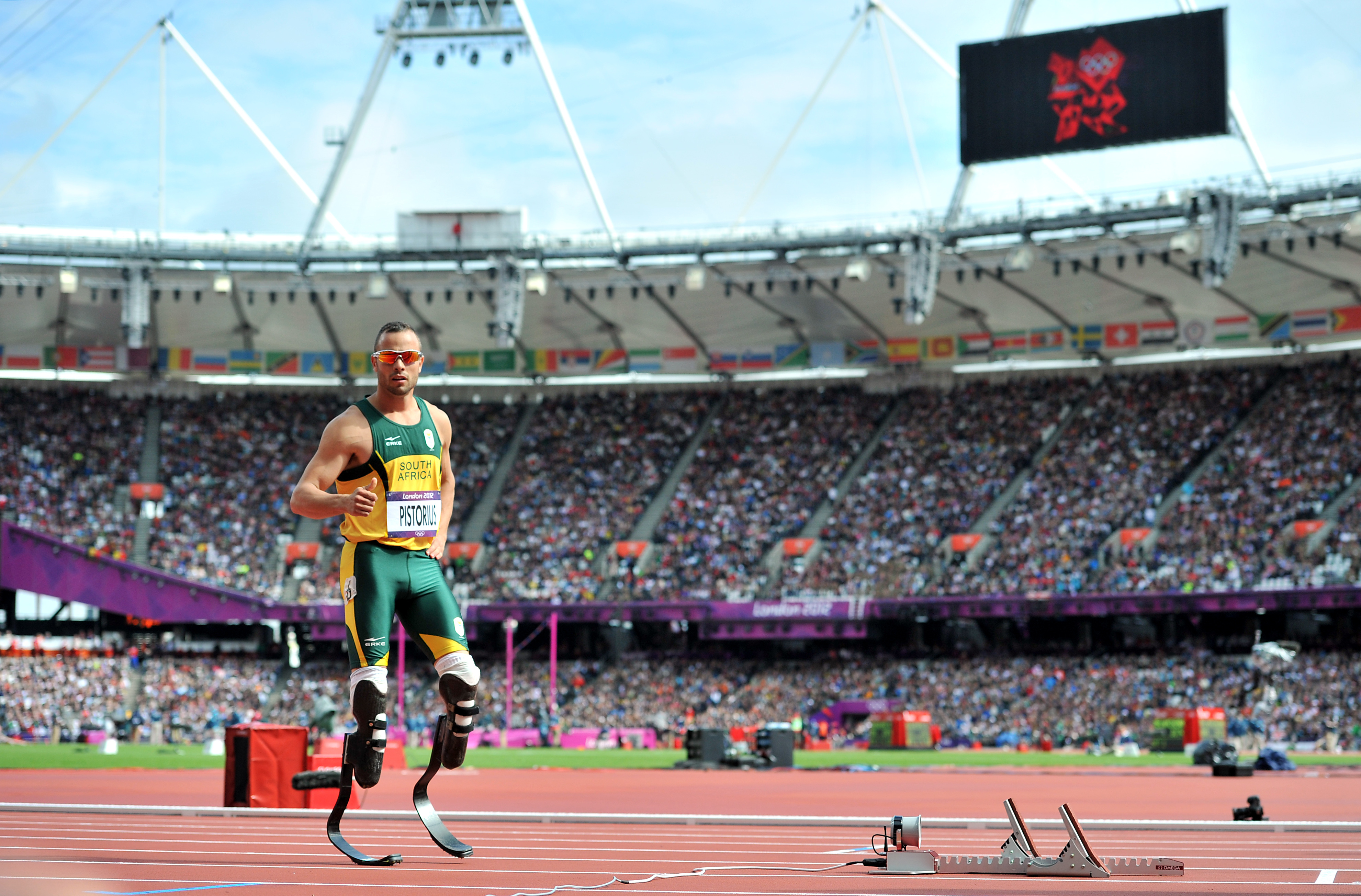 Oscar Pistorius at London 2012