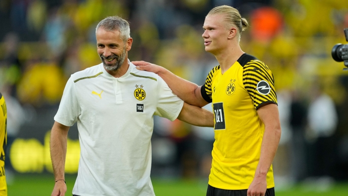 Erling Haaland played under Marco Rose in his final season at Borussia Dortmund