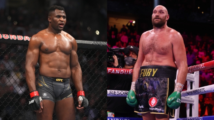Tyson Fury (R) has called out Francis Ngannou (L)