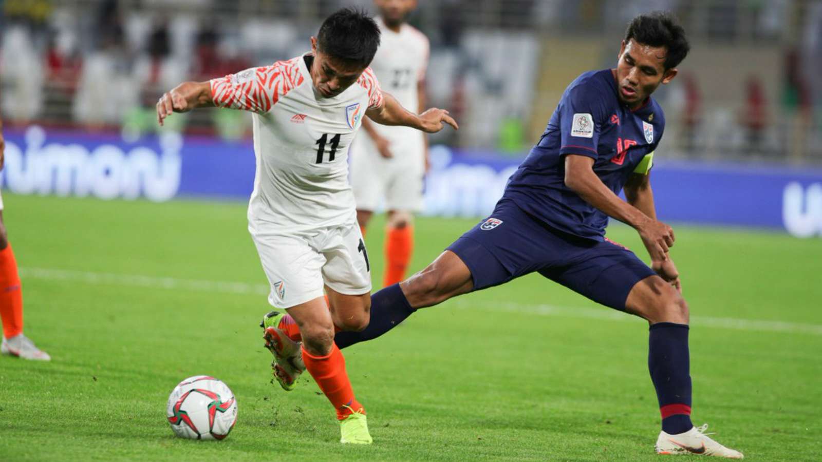 Sunil Chhetri scored a brace in India's 4-1 victory over Thailand