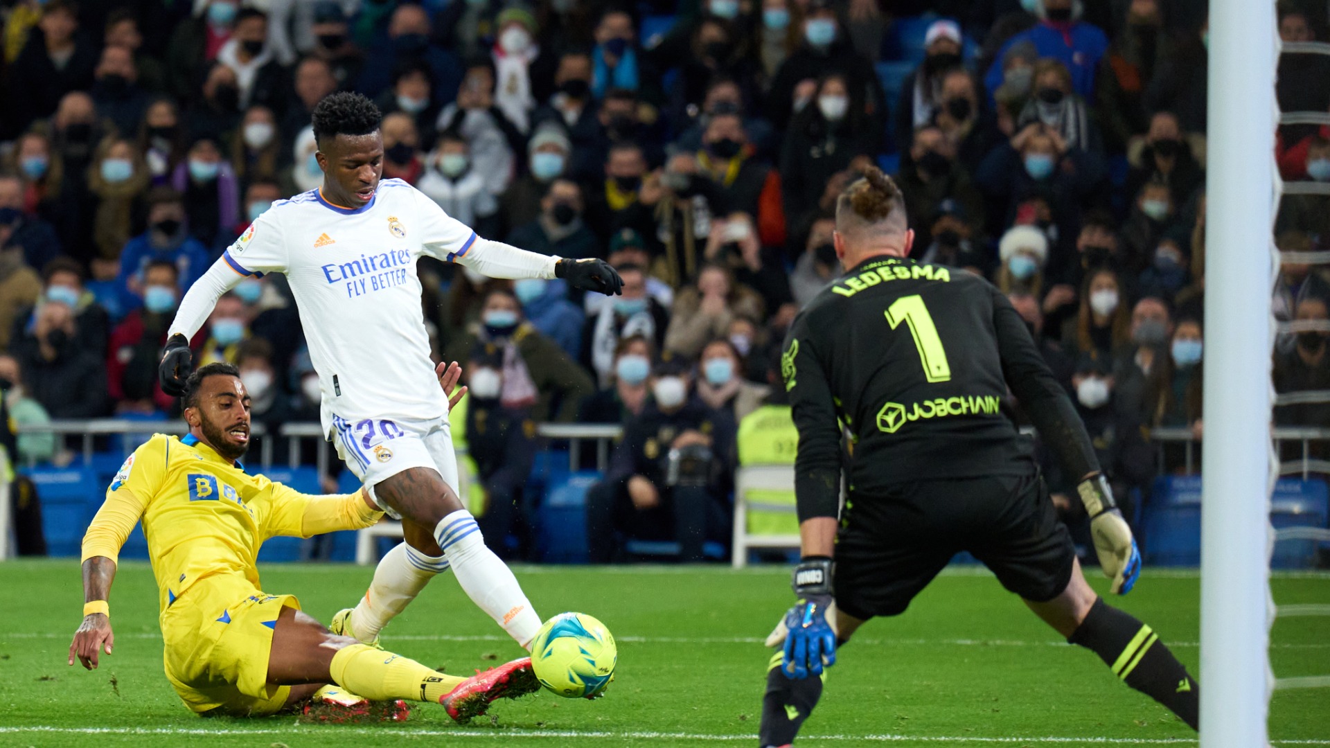 Vinicius Junior could not find a way through for Real Madrid