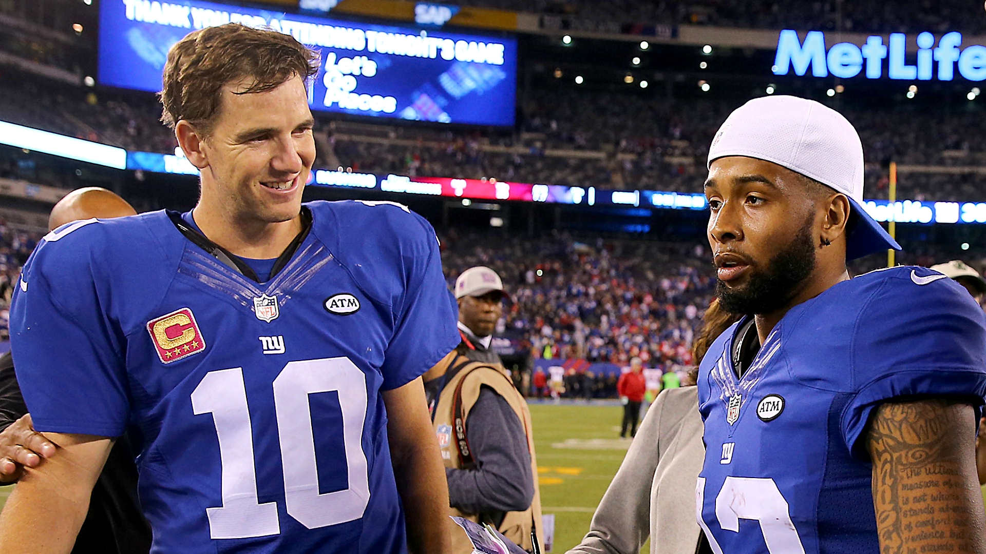 Eli Manning, Victor Cruz caution Odell Beckham Jr. about keeping ...