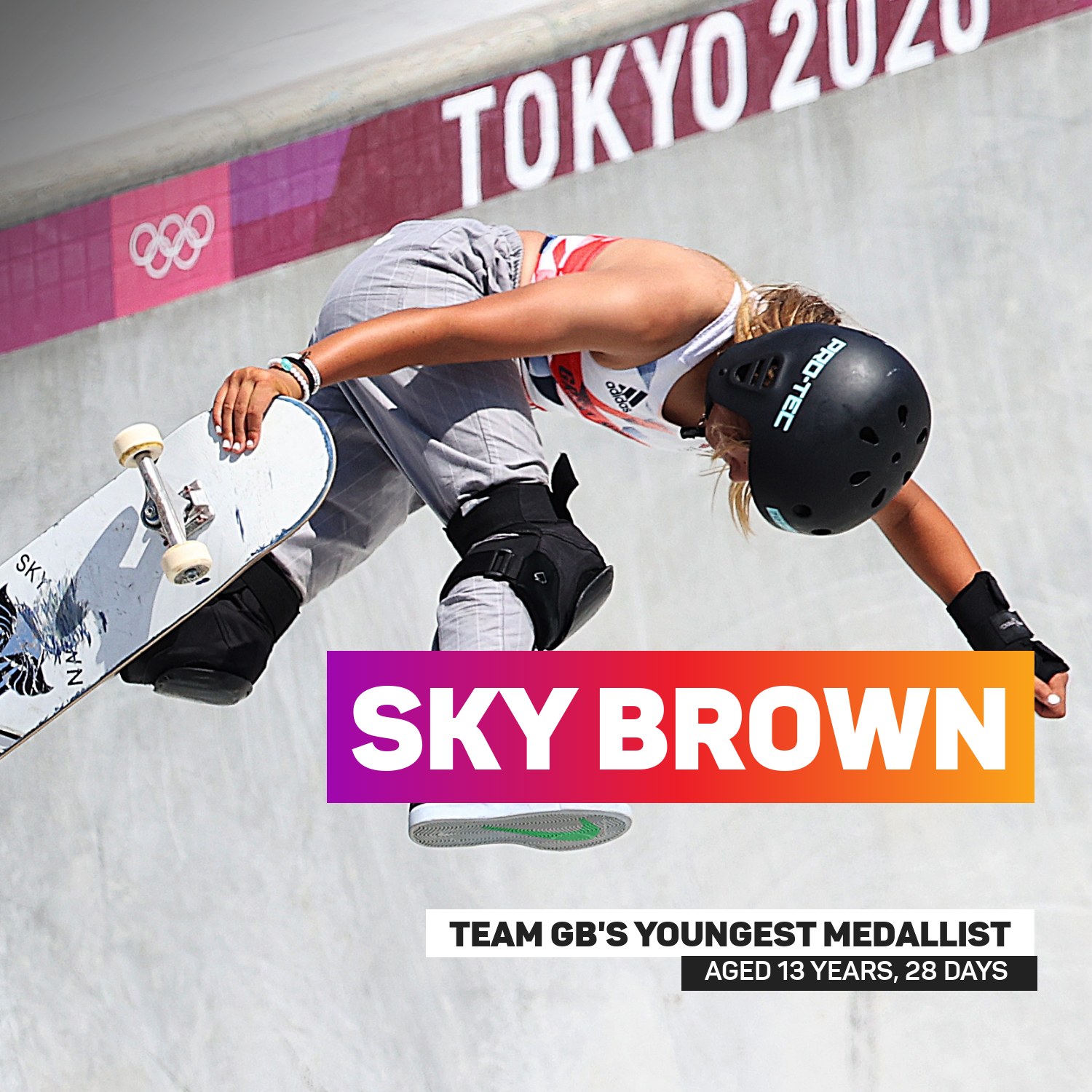 Sky Brown made history for Team GB