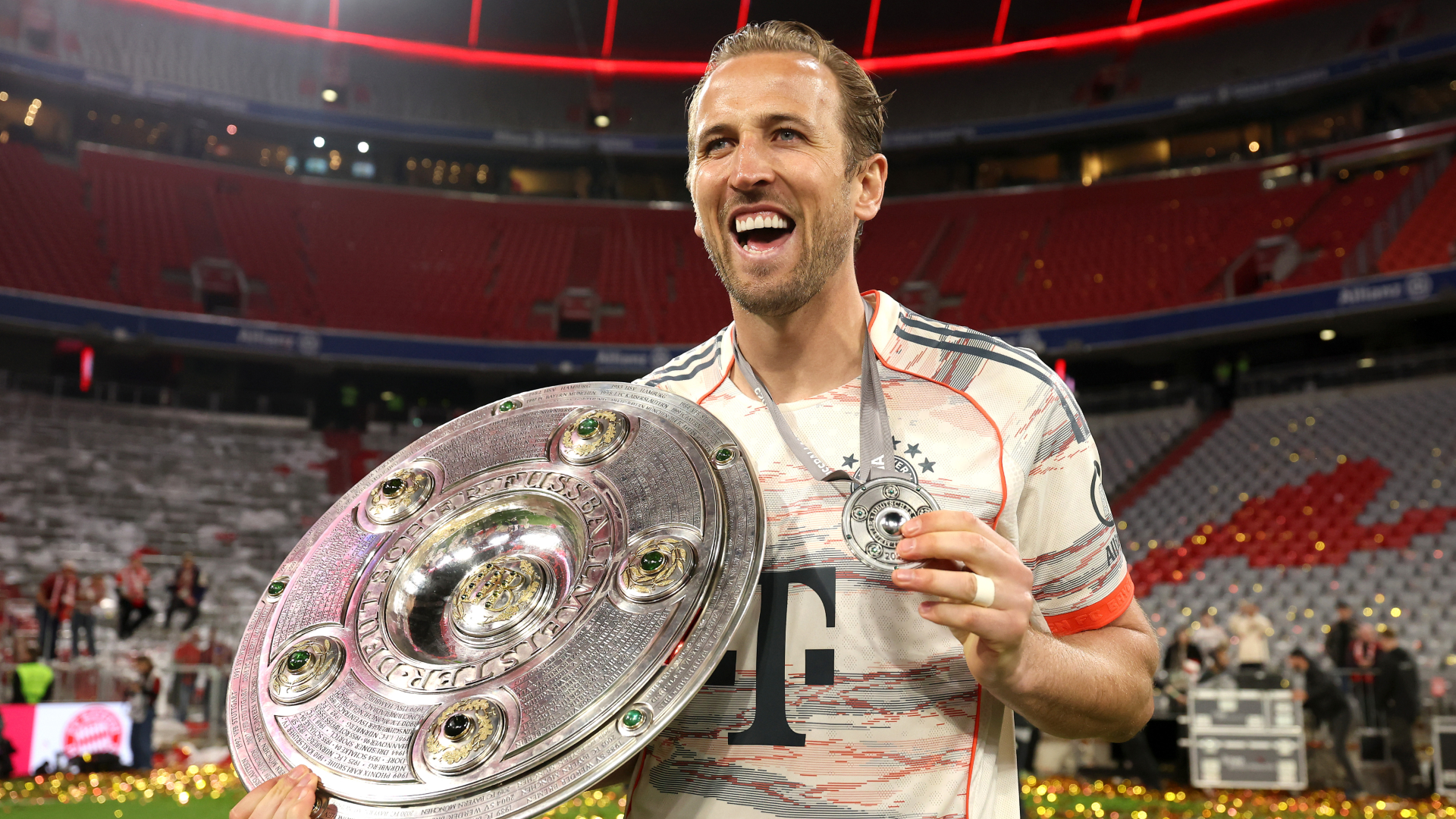 Kane says first trophy ‘worth the wait’ as Bayern celebrate Bundesliga title