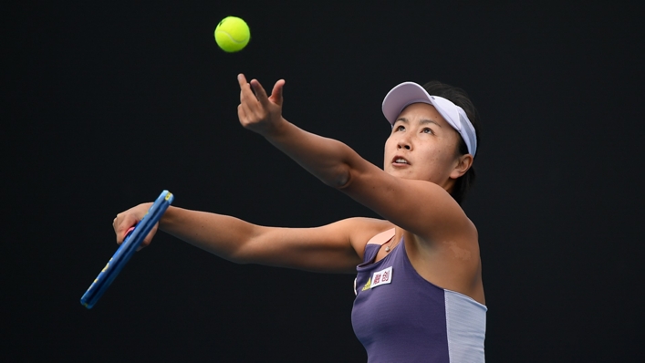 Two-time grand slam doubles champion Peng Shuai