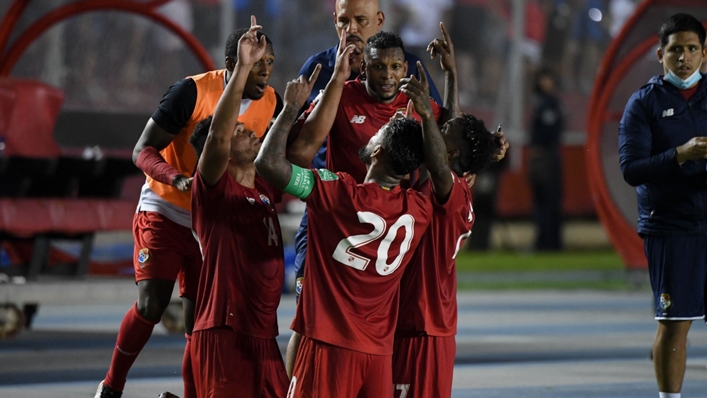 Panama celebrate against USA