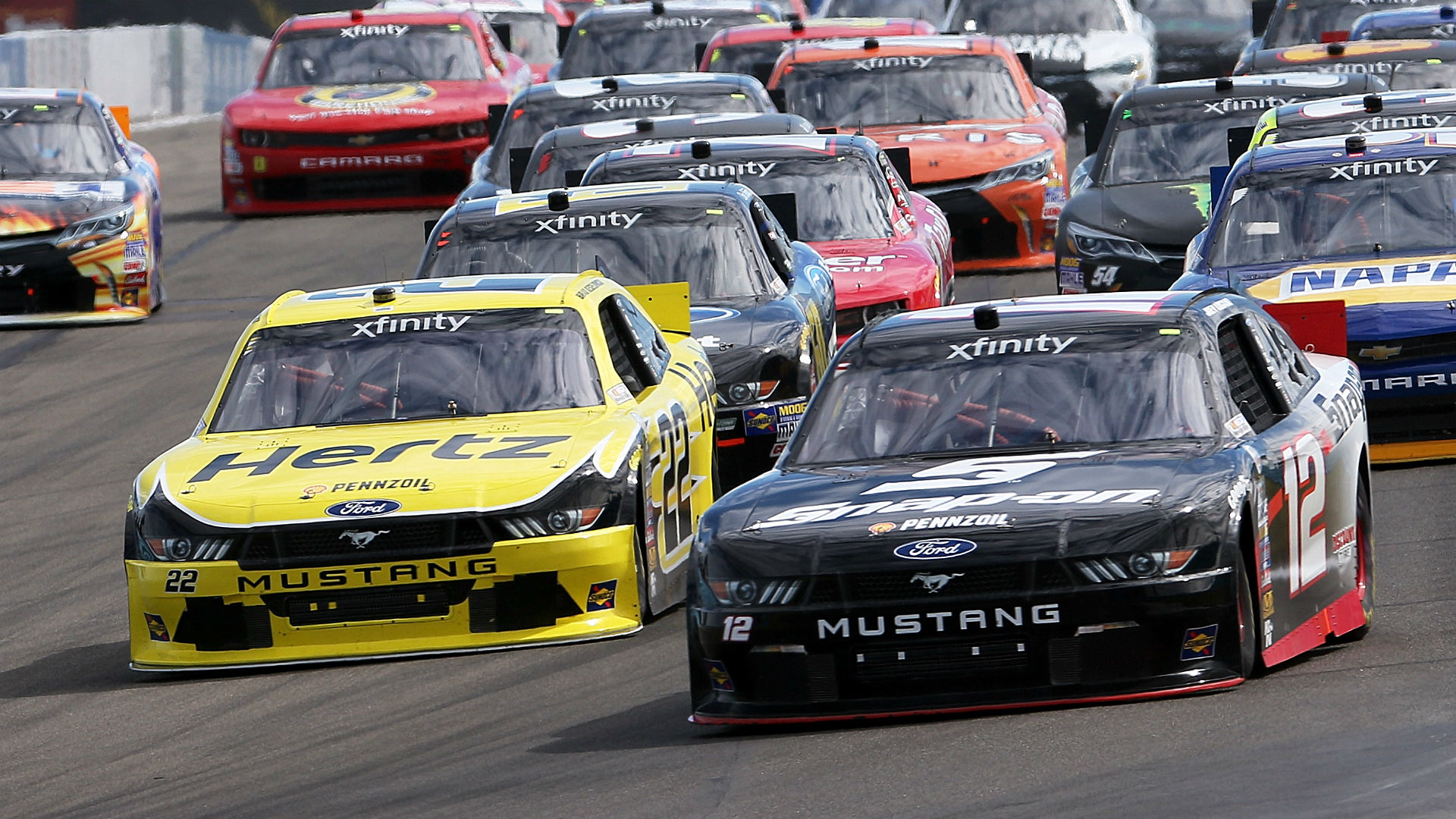 Joey Logano wins Xfinity race at Watkins Glen as tempers flare