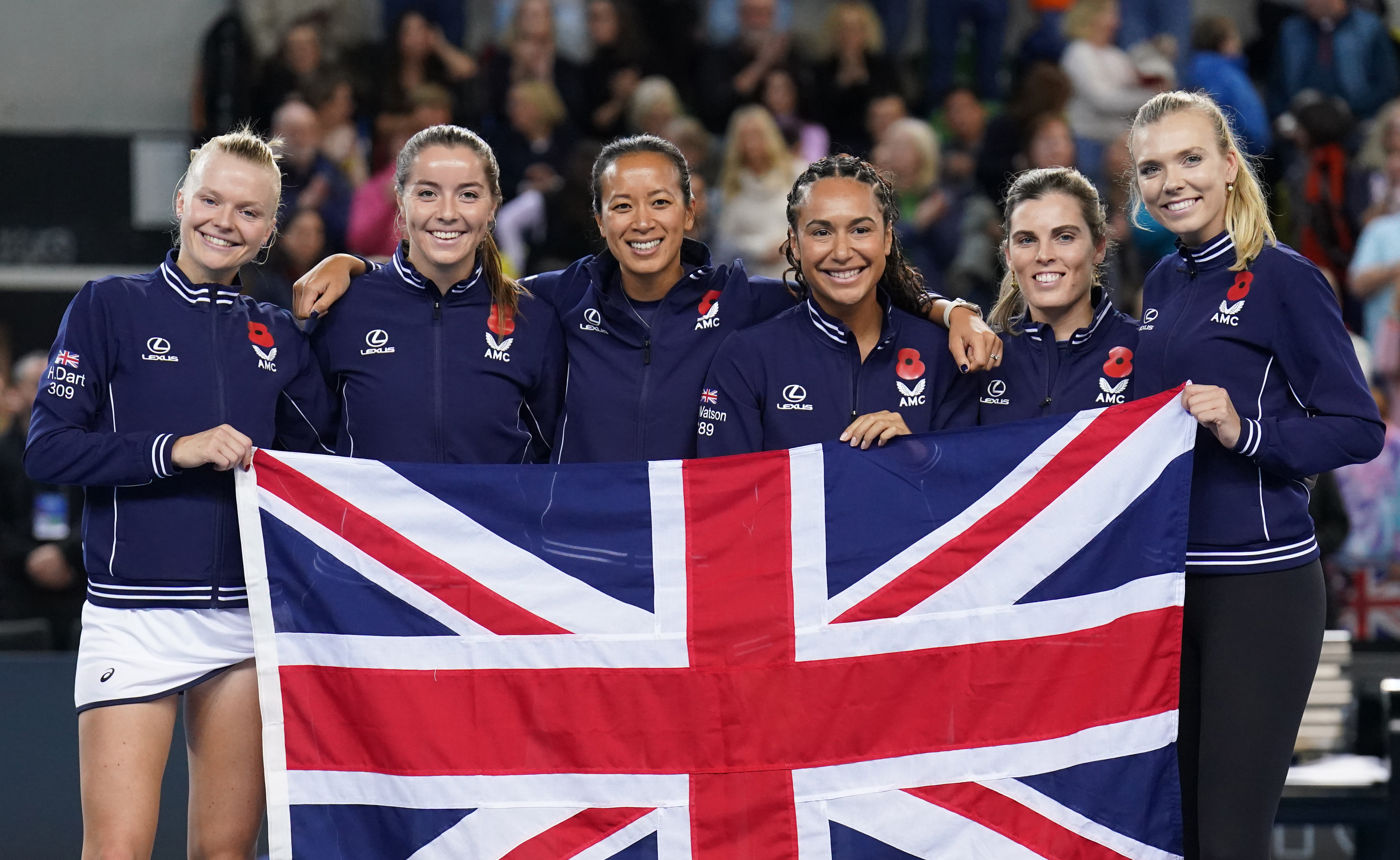 Britain remain at elite level of BJK Cup with victory over under-strength Sweden