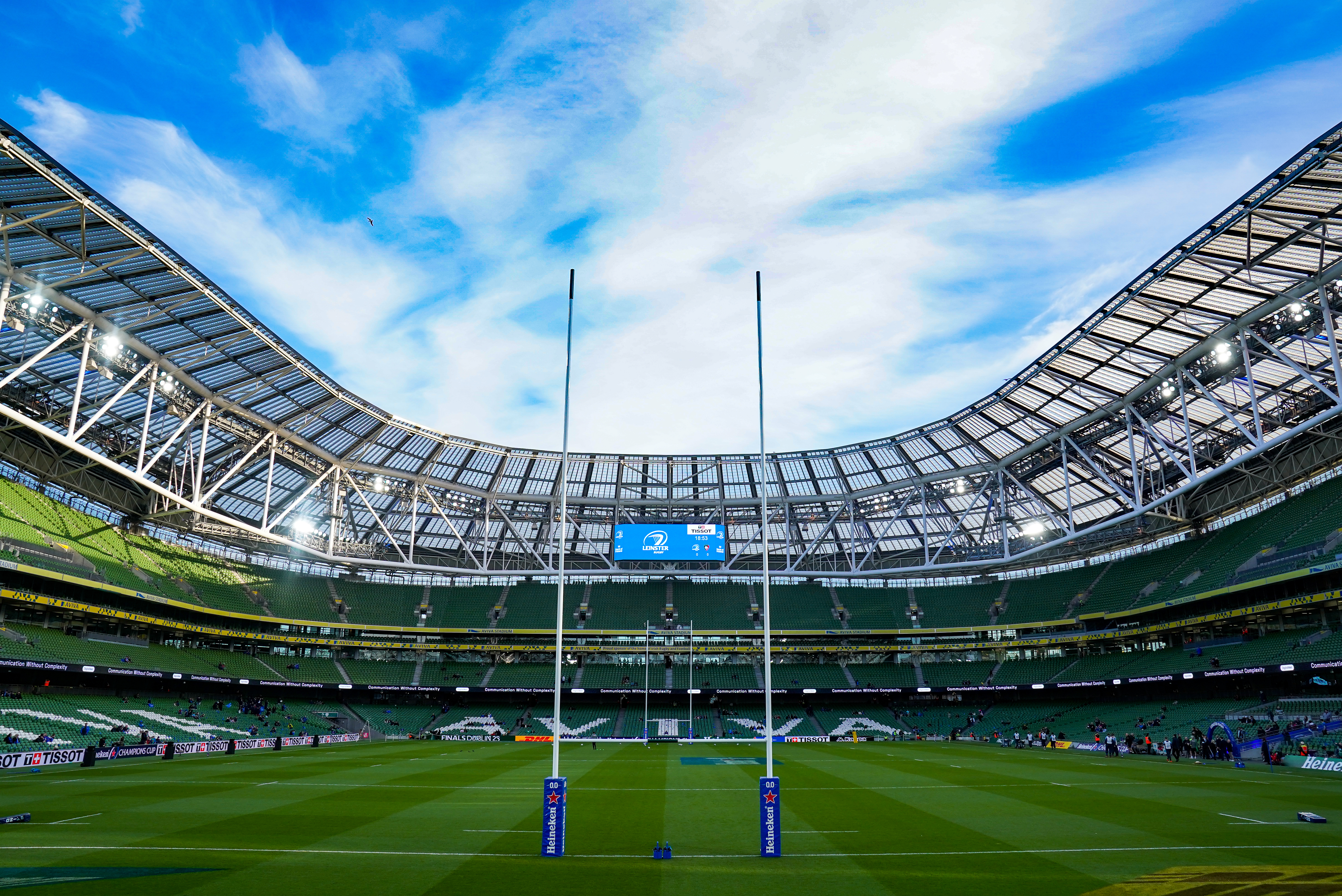 Saturday's final will take place at the Aviva Stadium in Dublin