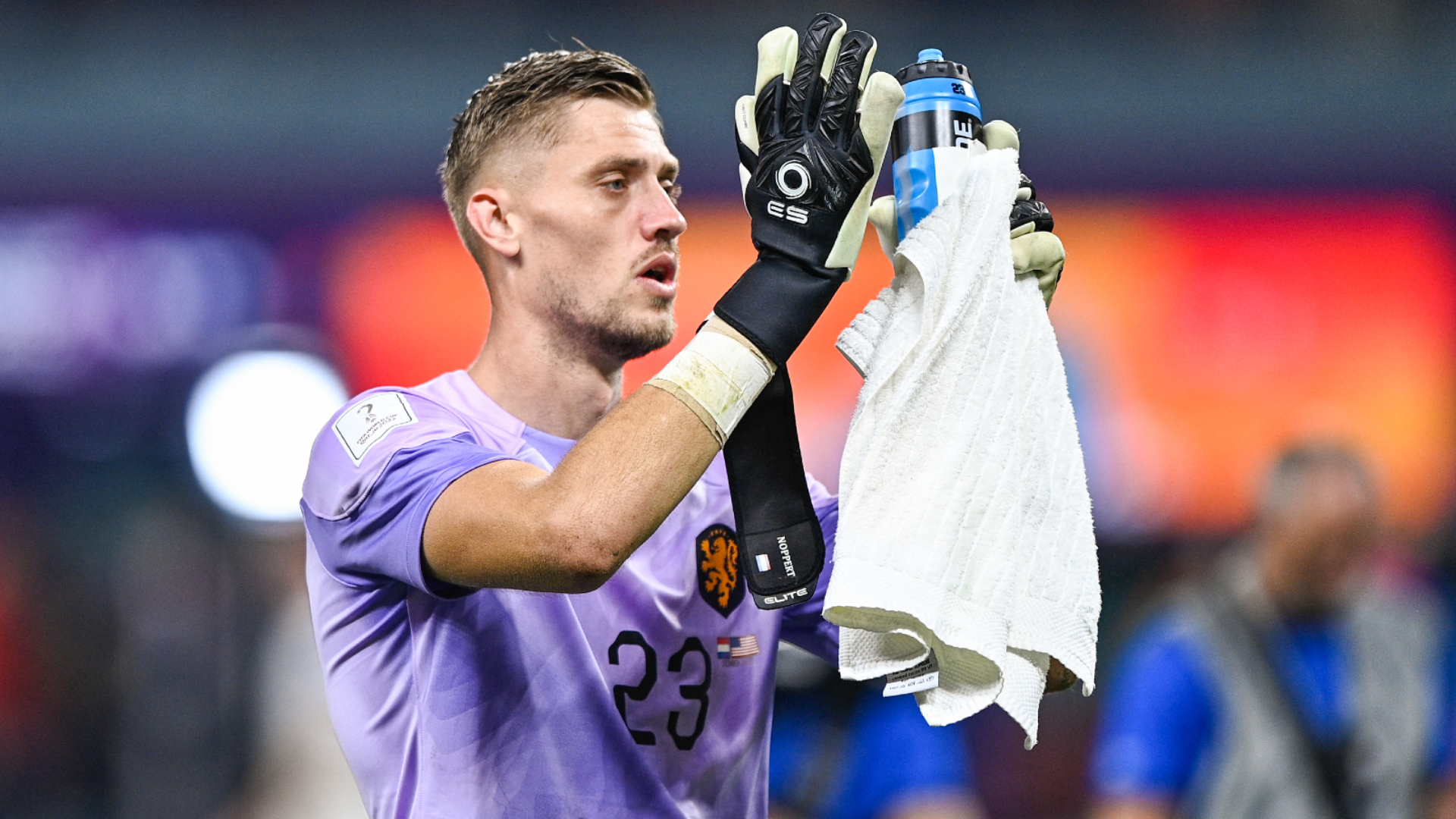 Andries Noppert has been between the sticks for the Netherlands in Qatar