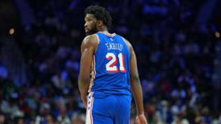 Embiid looking for rhythm despite minutes restriction for 76ers