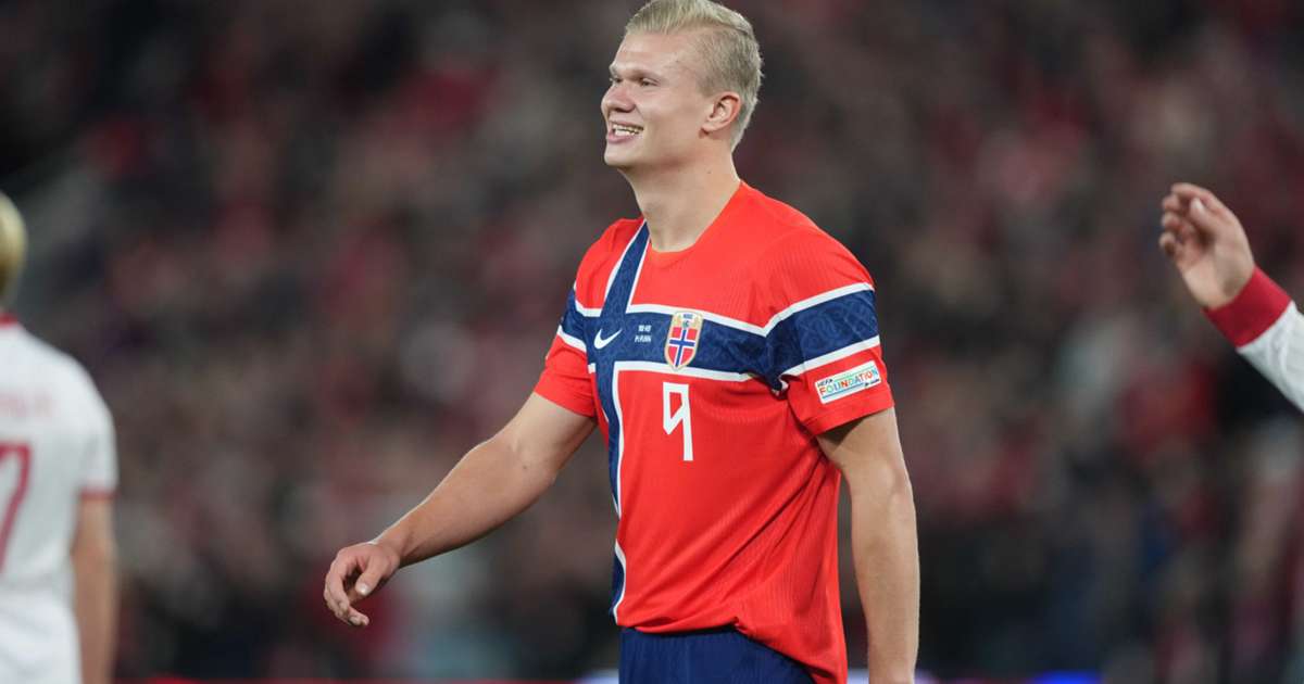 Haaland strikes twice as 10-man Norway edge Denmark in five-goal Nations League thriller
