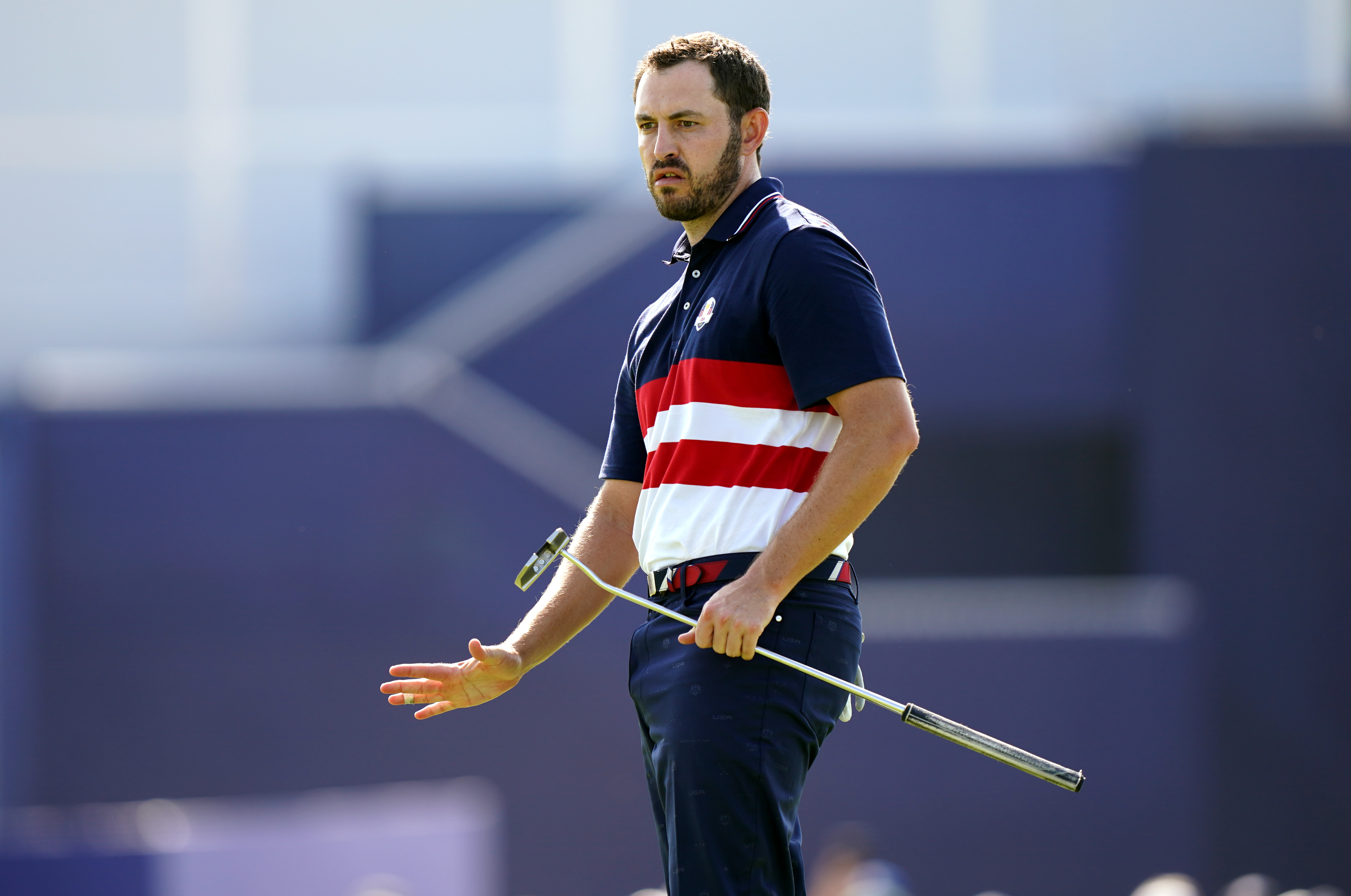USA’s Patrick Cantlay on the 12th