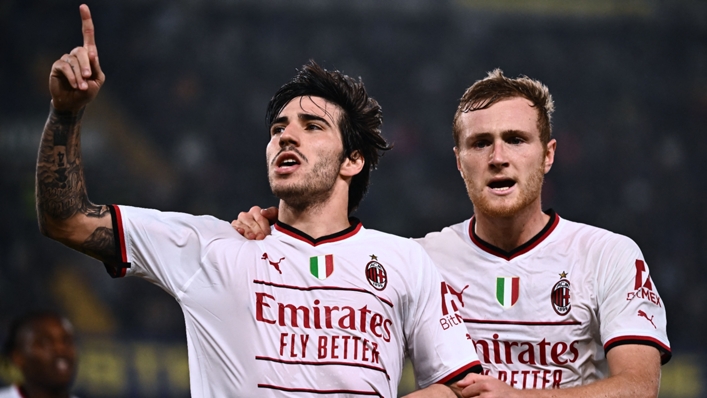 Sandro Tonali's goal was enough to earn Milan a hard-fought victory