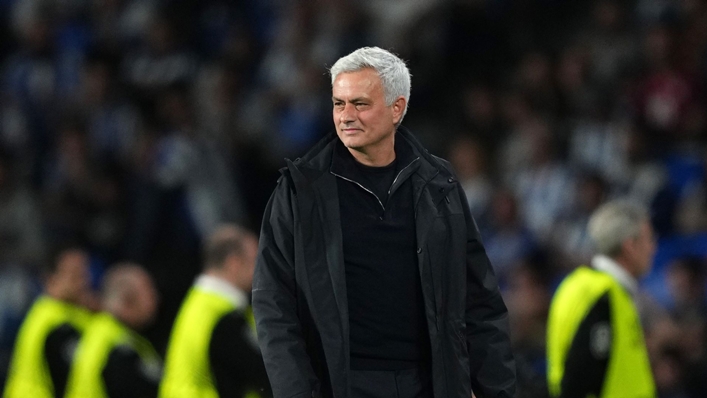Jose Mourinho looks on as Roma beat Real Sociedad 2-0 on aggregate in the Europa League last 16