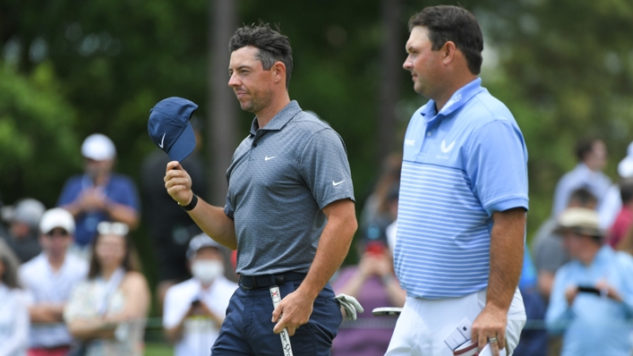 Rory McIlroy and Patrick Reed at the Wells Fargo Championship