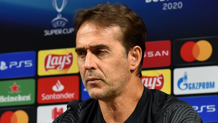 Sevilla coach Julen Lopetegui will hope his side's fine away form on the continent continues