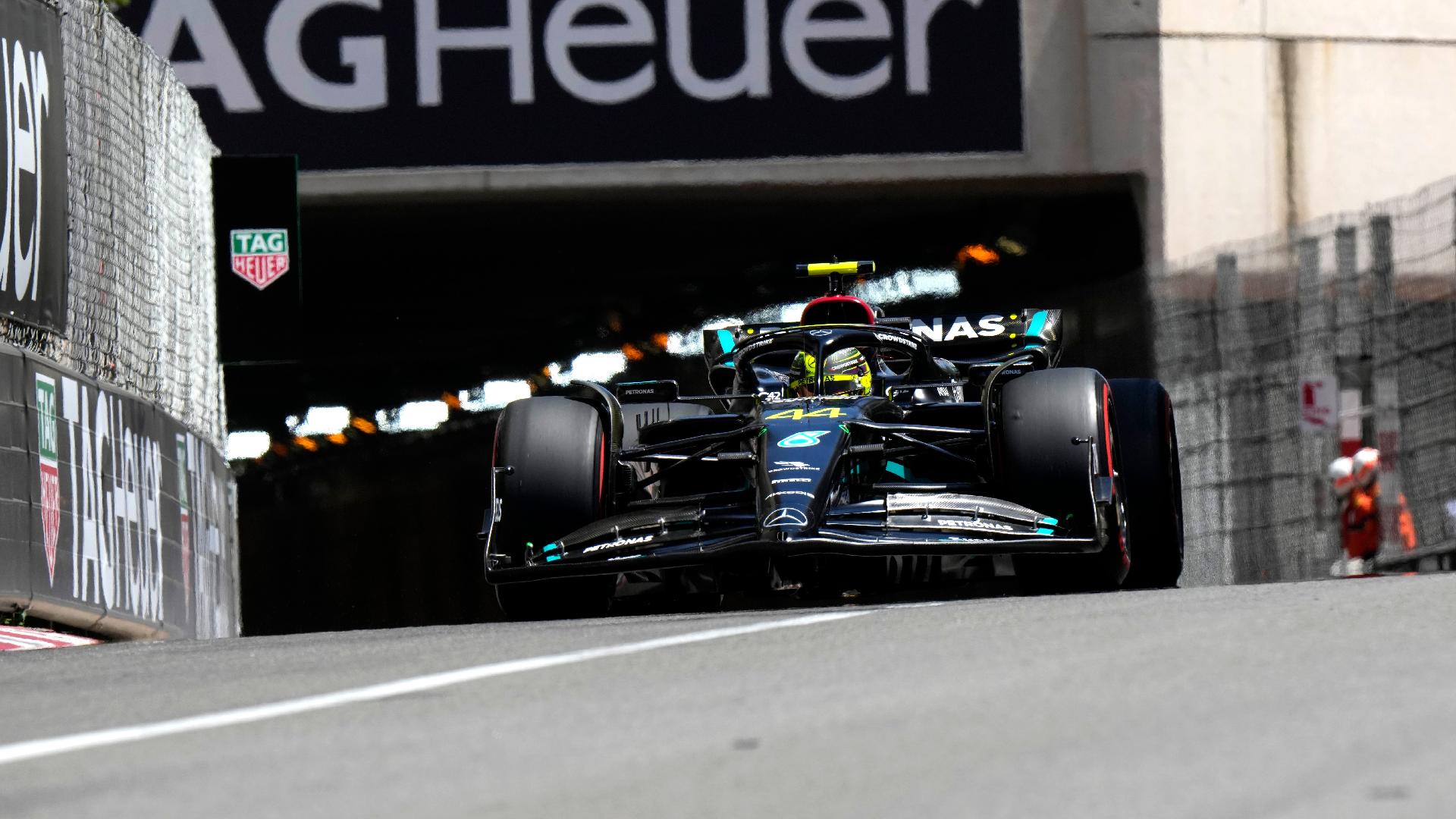 Lewis Hamilton crashed out of final practice (Luca Bruno/AP)