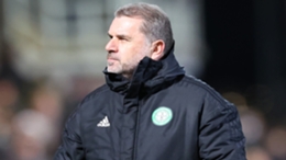 Celtic manager Ange Postecoglou during the Old Firm derby