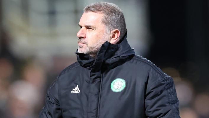 Celtic manager Ange Postecoglou during the Old Firm derby