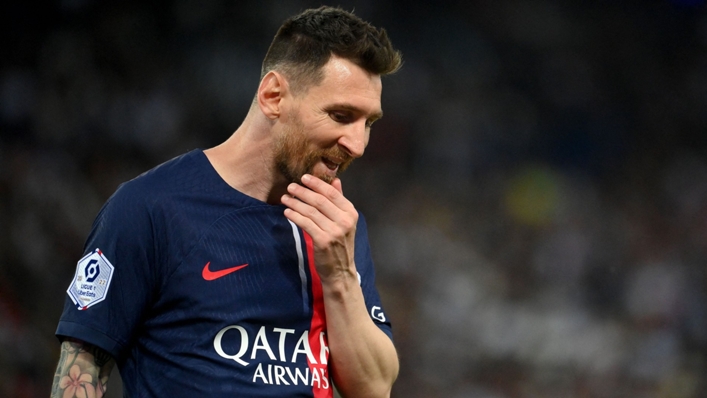 Lionel Messi experienced defeat in his final game for Paris Saint-Germain