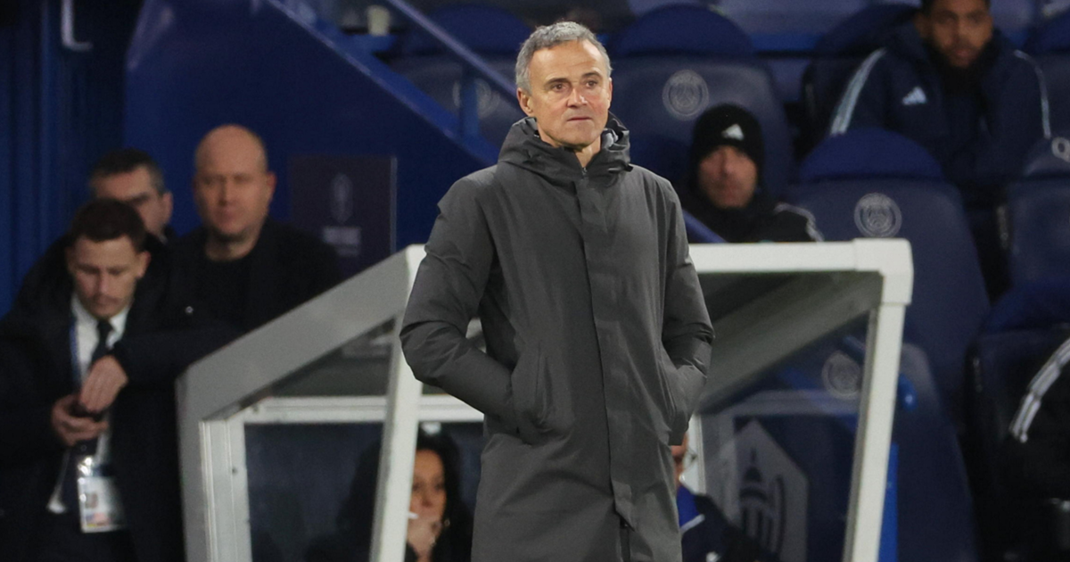 PSG coach Luis Enrique