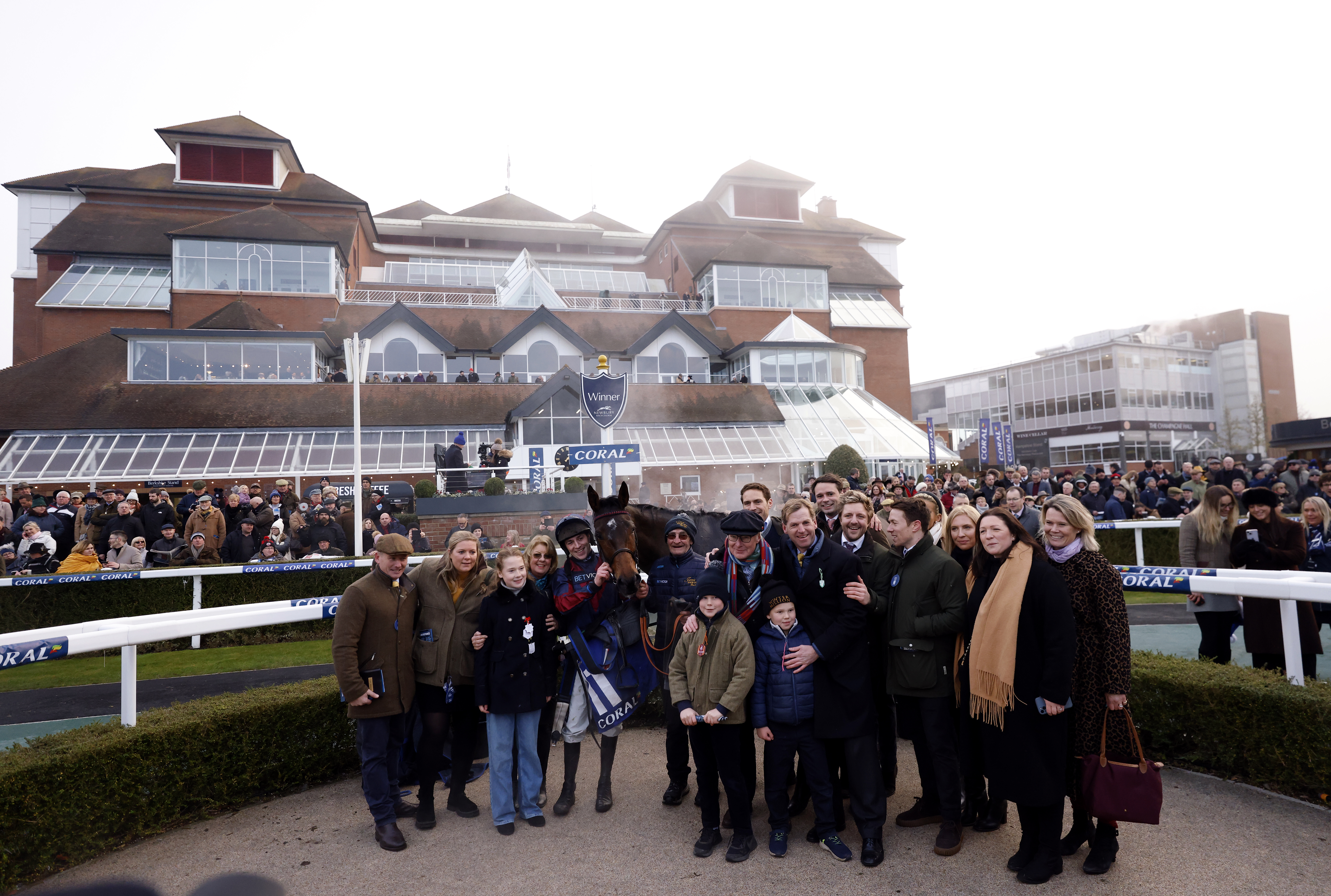 Jubilant scenes at Newbury