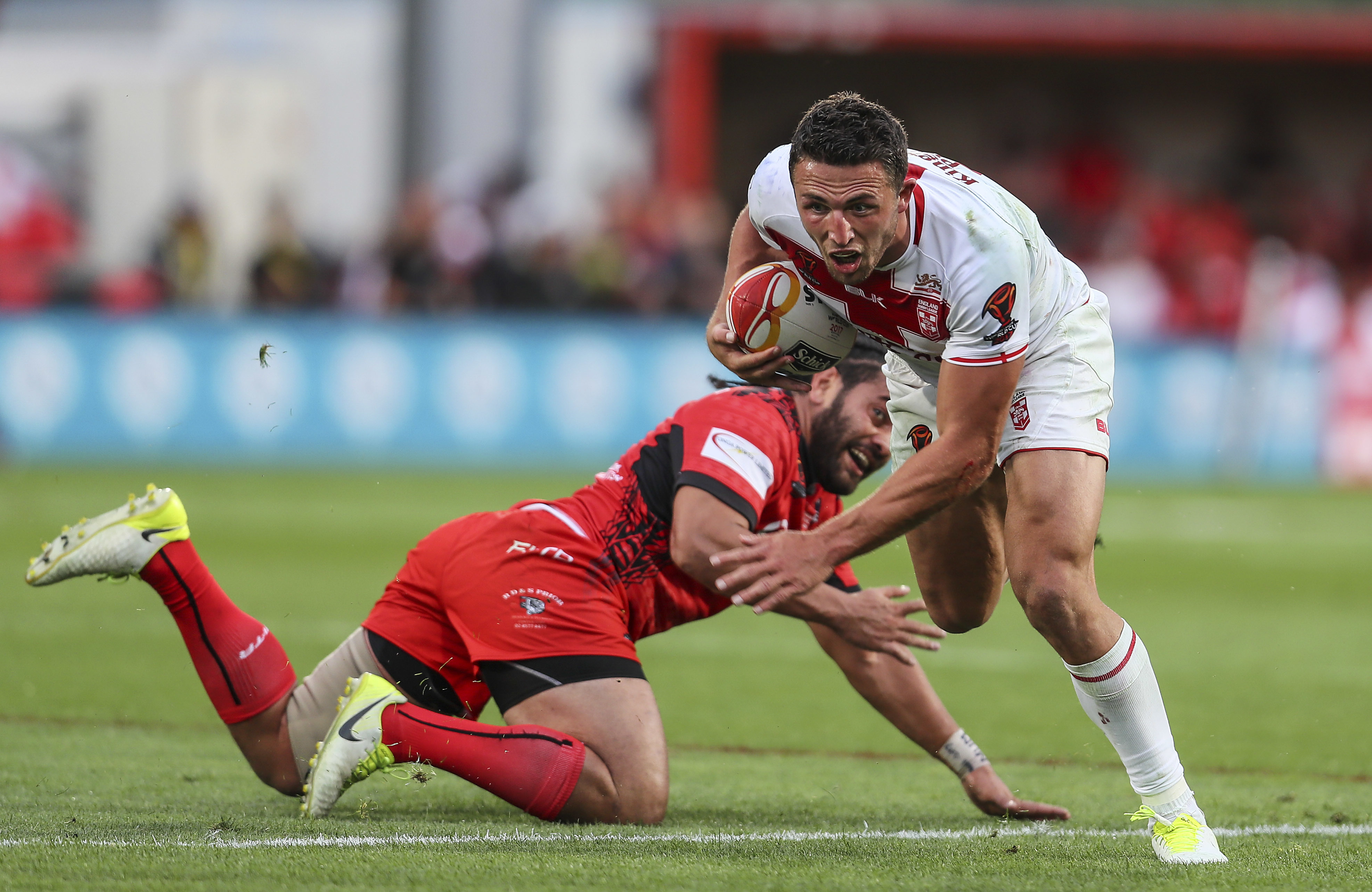 England v Tonga – Rugby League World Cup – Semi Final – Mount Smart Stadium